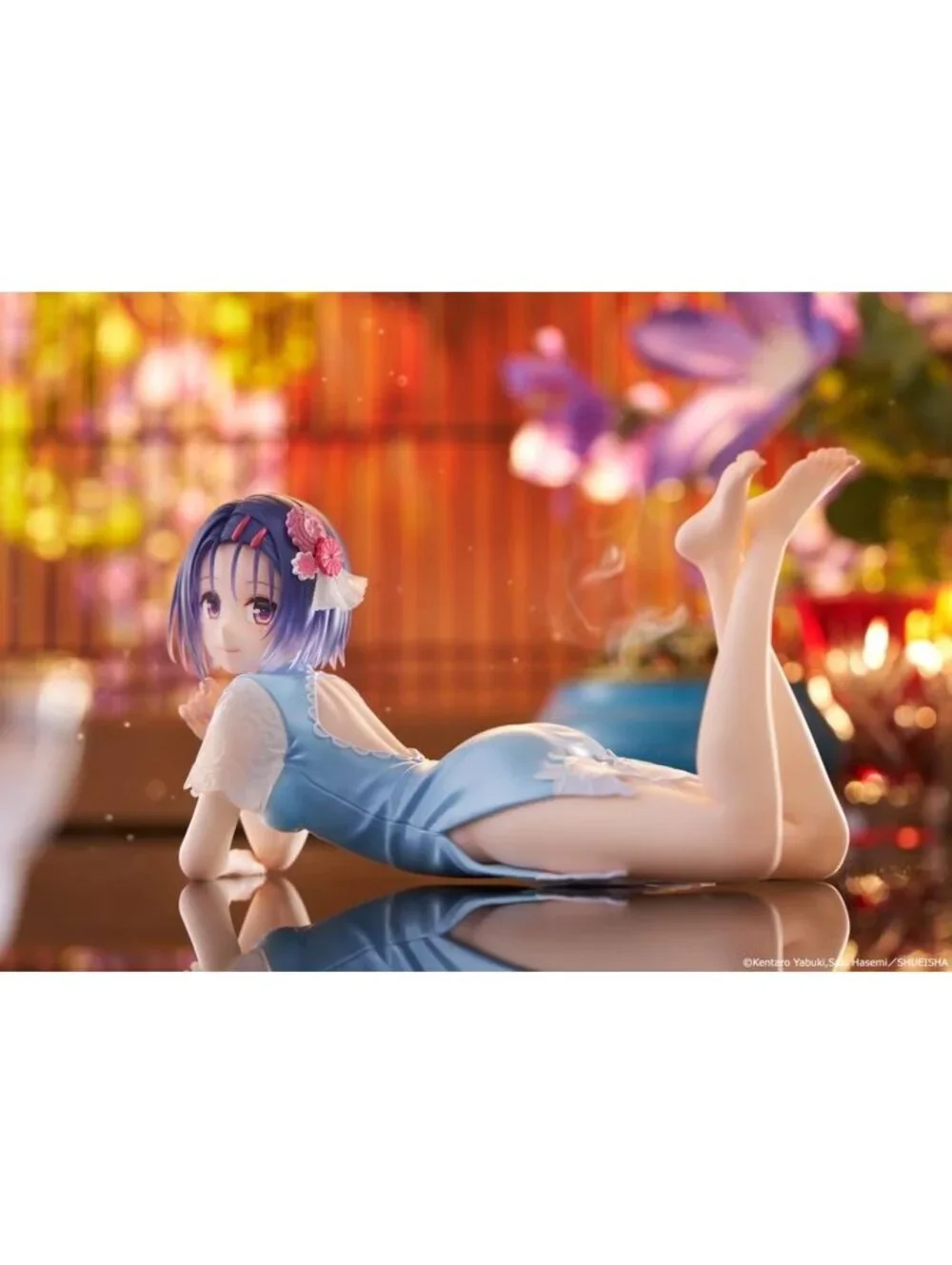 TAITO Desktop Cute To LOVE-Ru Darkness Yui Kotegawa Figure Blue Dress Ver.